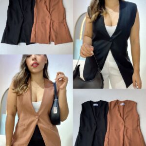 chaleco tela noche de Viena